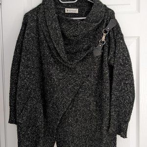 Grey Wrap sweater